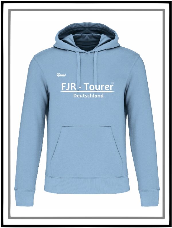 Hoodie 2025 FJR Hellblau – Bild 4