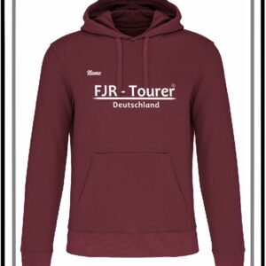 Hoodie 2025 FJR Weinrot