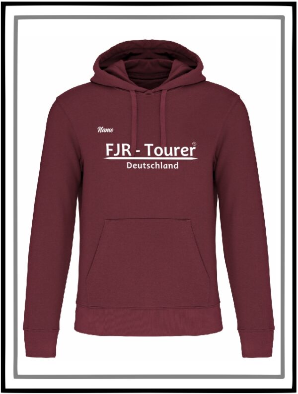 Hoodie 2025 FJR Weinrot